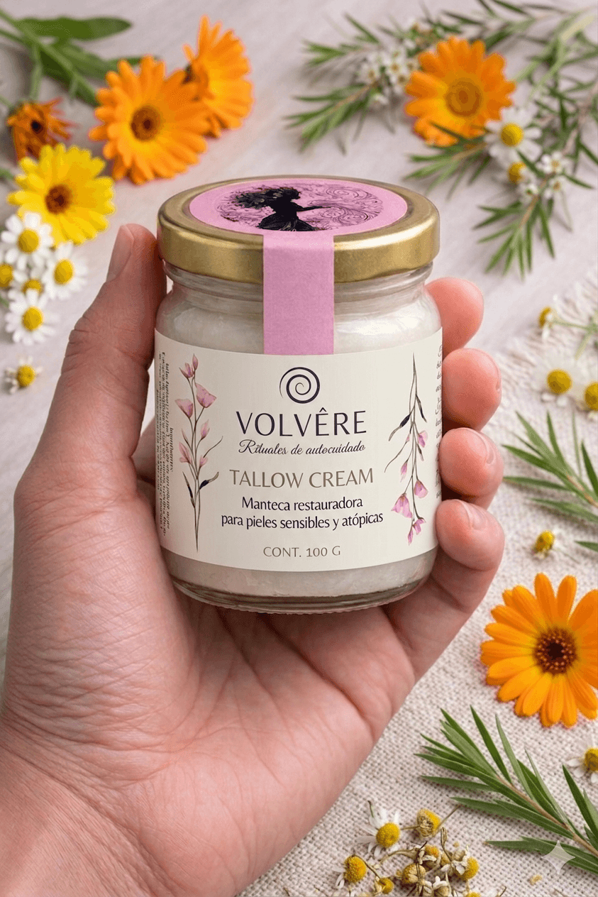 Tallow Cream para pieles sensibles y atópicas de Volvêre